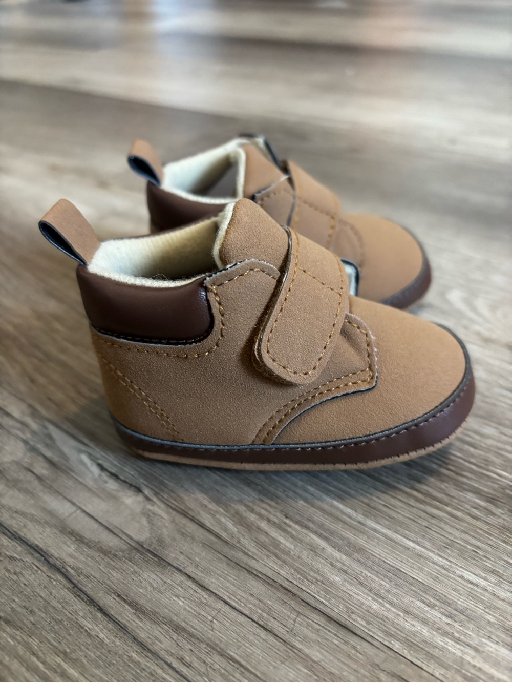 Baby Tan Strap Boots